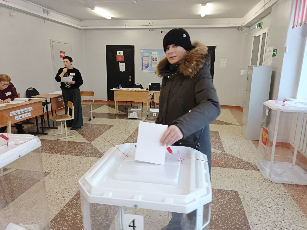 Родственники участников СВО пришли на выборы в Удомельском округе