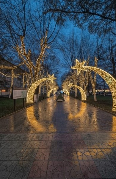 Район в Твери украсят к Новому году почти на четыре миллиона рублей