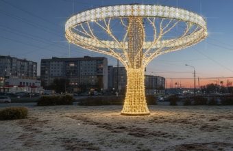 Район в Твери украсят к Новому году почти на четыре миллиона рублей