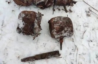 В Тверской области обезвредили кассетные авиабомбы времён войны кассетные