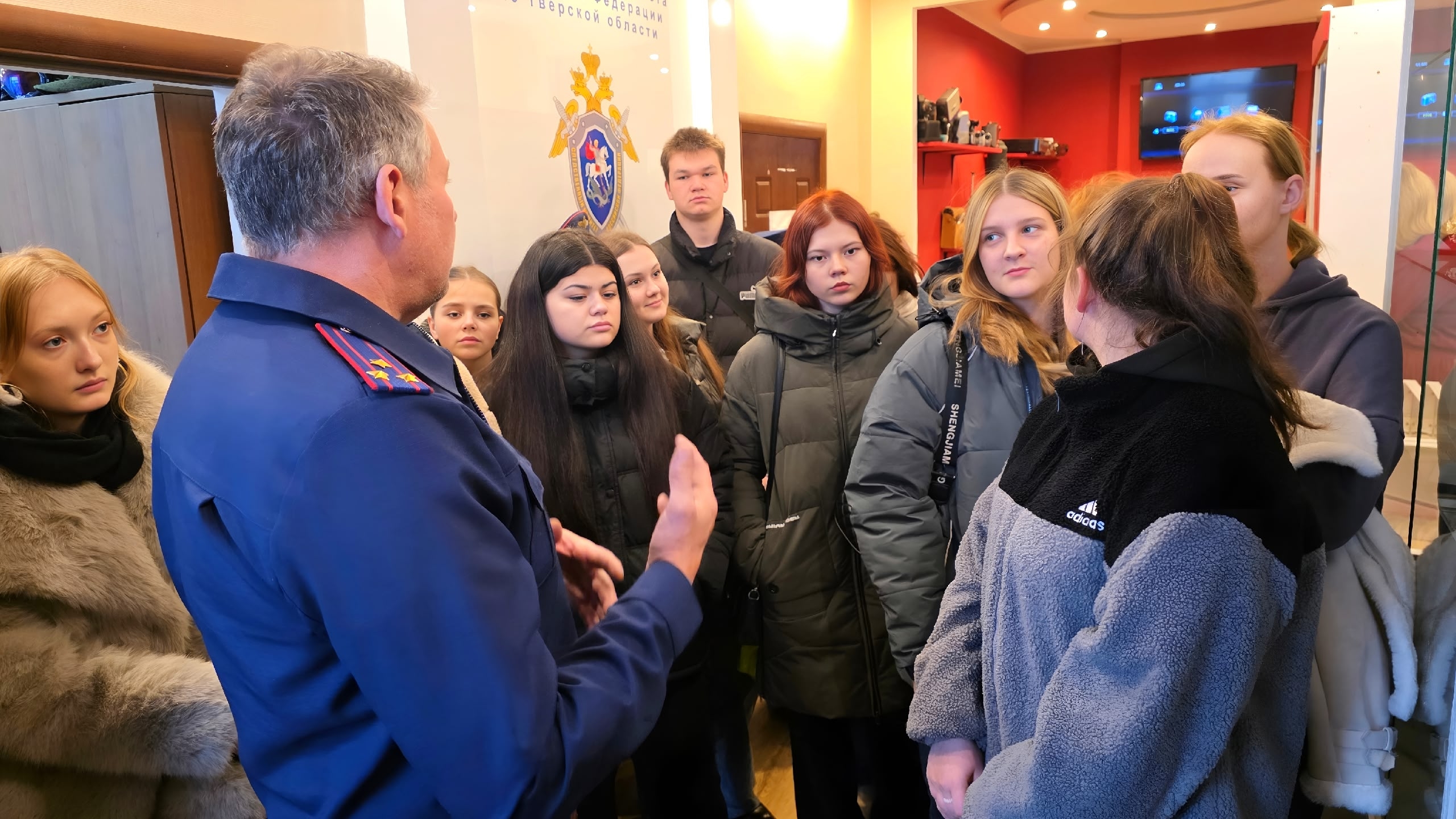 Офицер Следственного комитета России встретился с тверскими студентами