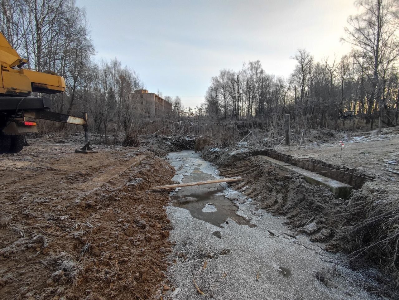 В Тверской области по просьбе жителей ремонтируют лыжную трассу