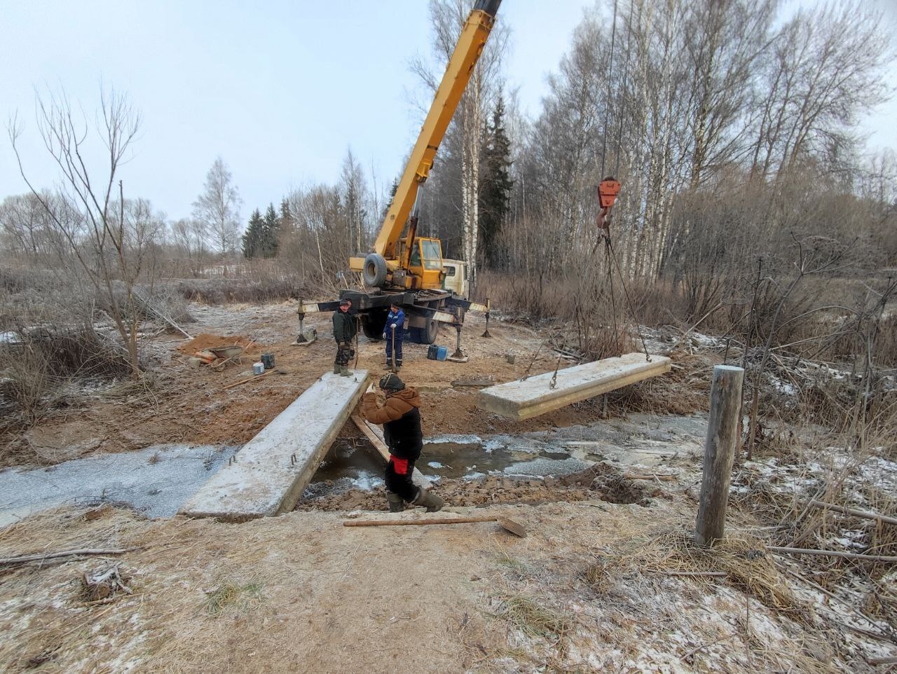 В Тверской области по просьбе жителей ремонтируют лыжную трассу
