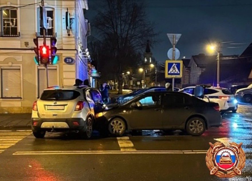 столкновении