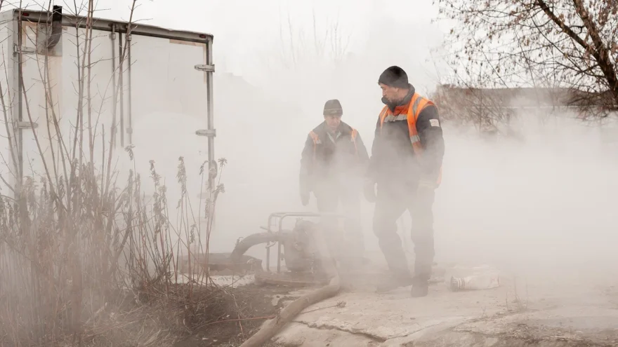 без отопления