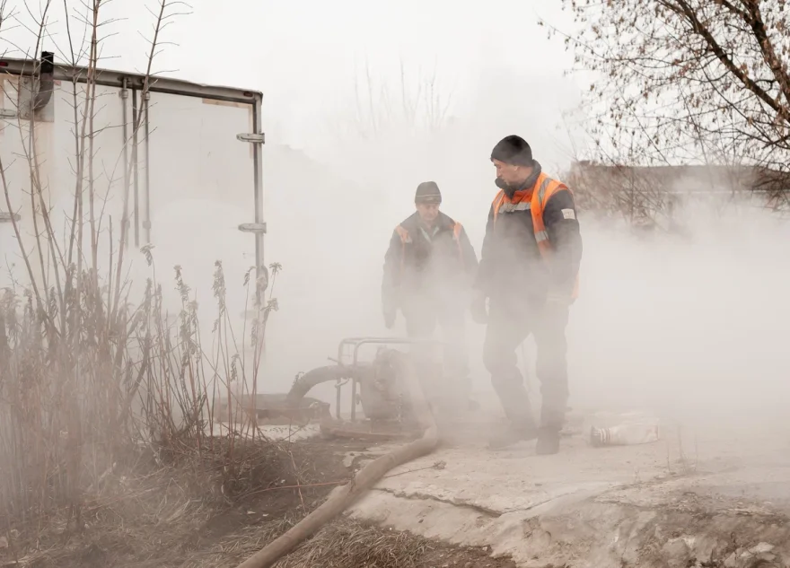 без отопления