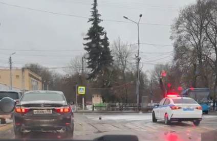 огромная пробка