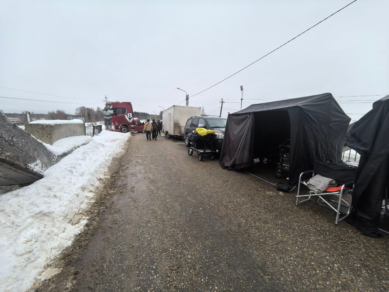 Искусственный снег не понадобился на съемках фильма в Тверской области