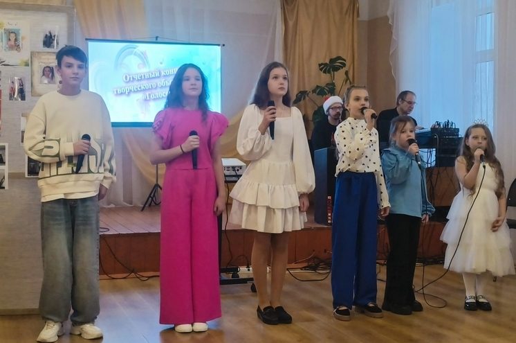 Отчетный концерт творческого объединения "Голосок" прошел в Оленино