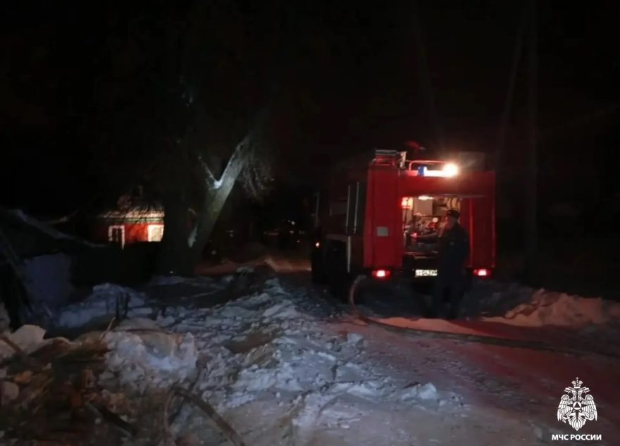 На пожаре в Тверской области погиб человек
