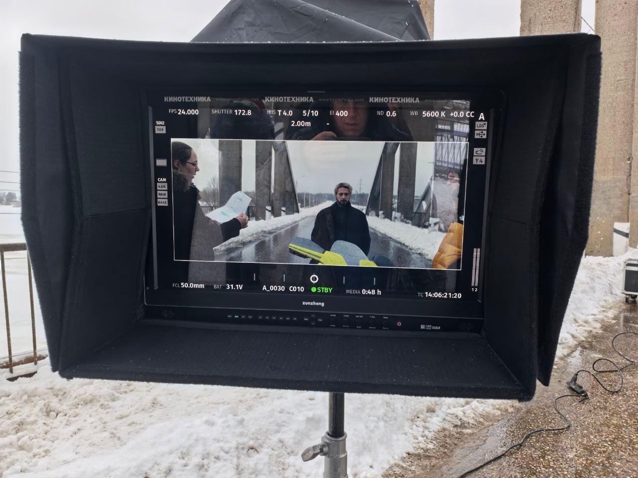 Искусственный снег не понадобился на съемках фильма в Тверской области