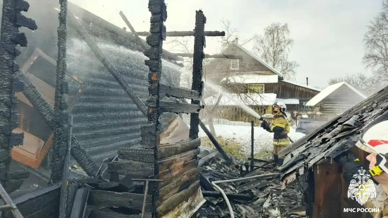 Тело пожилой женщины нашли при тушении пожара в Тверской области