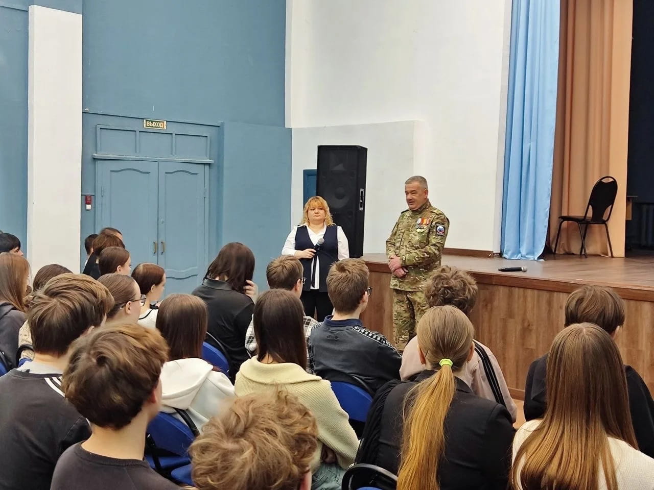 Ветеран боевых действий рассказал тверским студентам о своем пути защитника Отечества