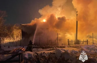 В страшном пожаре в Тверской области пострадал мужчина пожаре