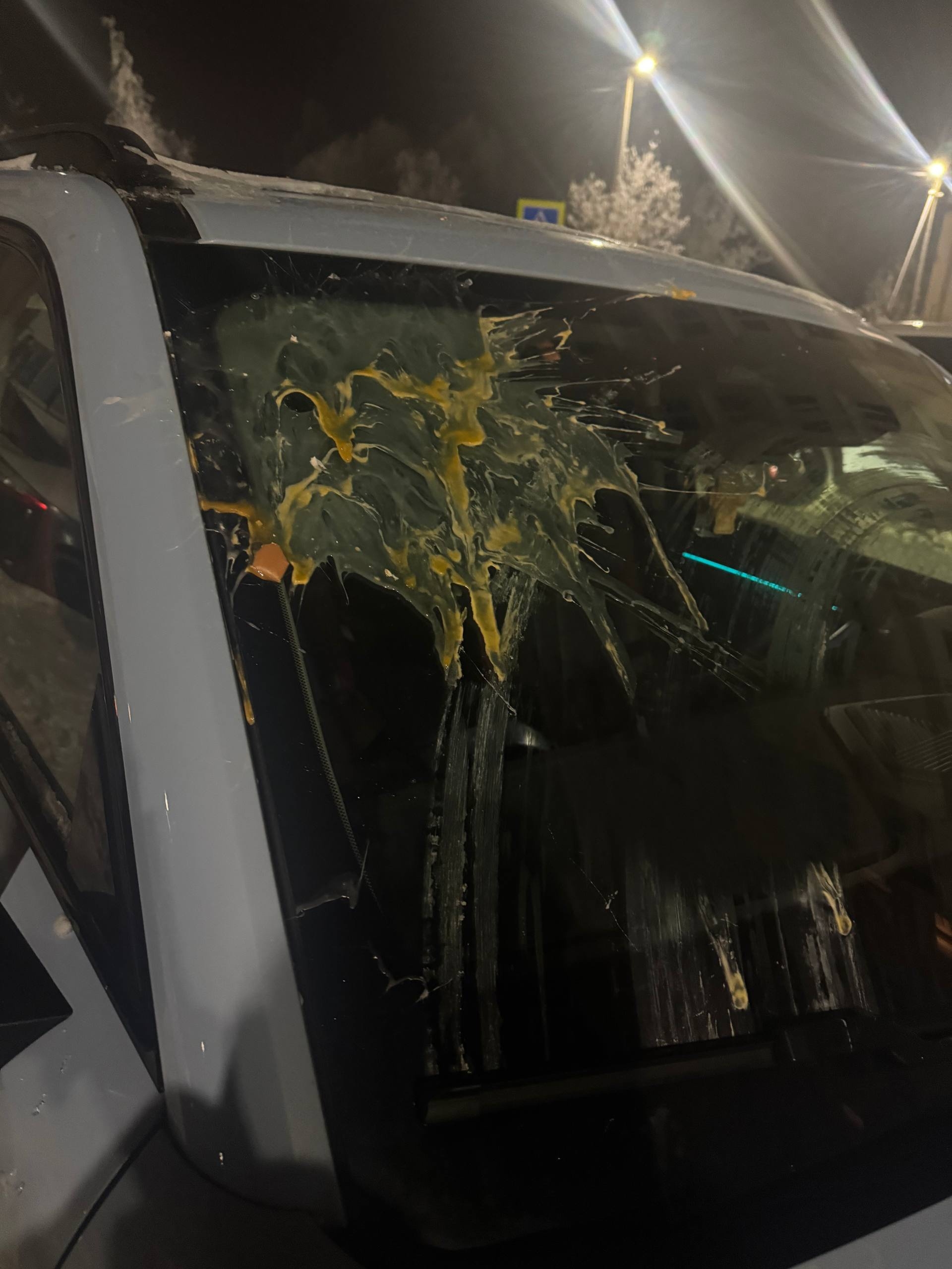 В Тверской области дети закидали машины яйцами