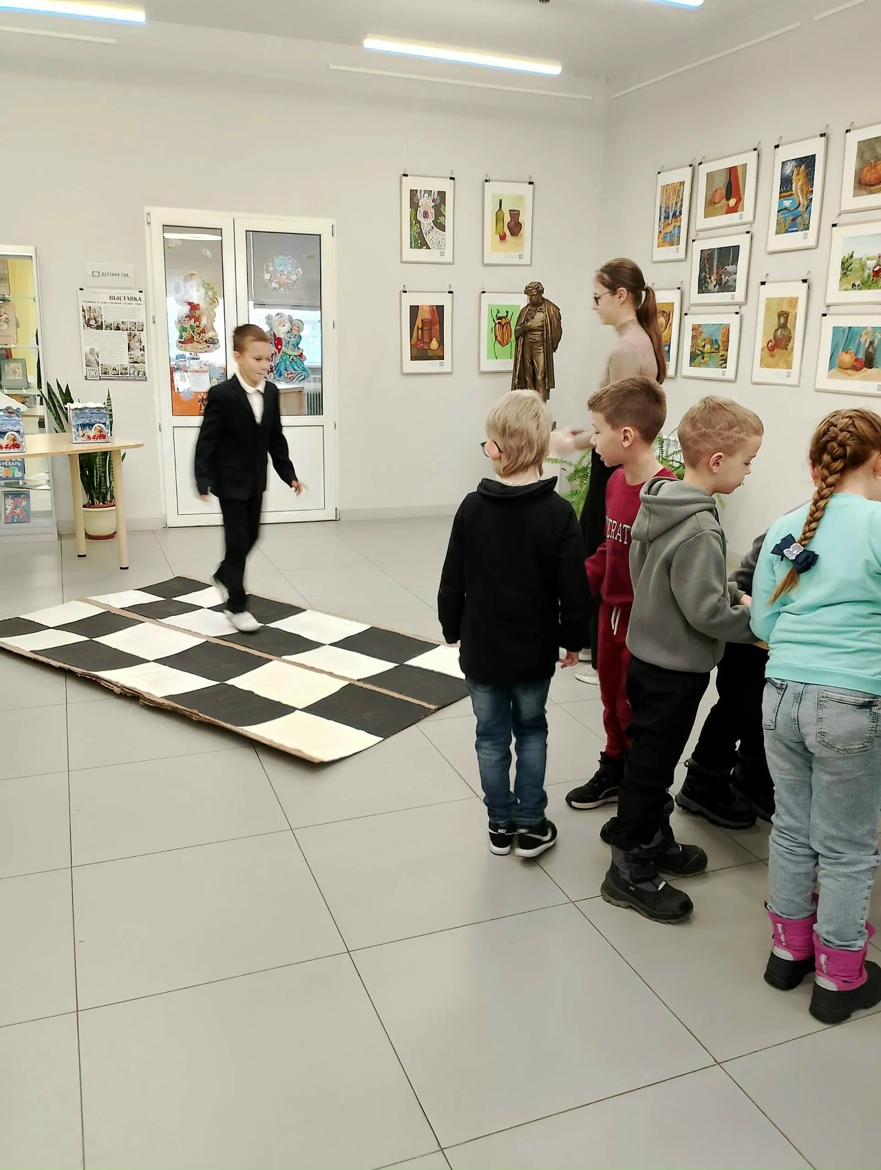 "Приключения в Шашечной стране" провели для юных жителей Вышнего Волочка