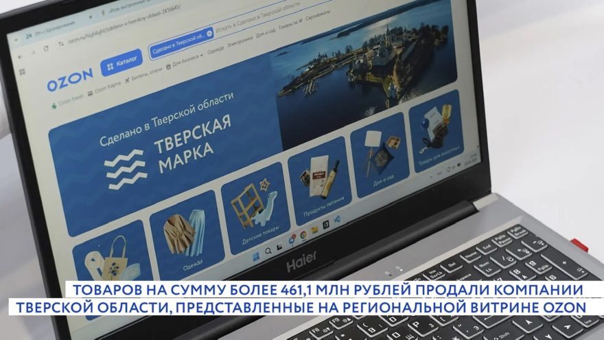 Компании Верхневолжья, представленные на маркетплейсе, заработали на продажах 461 миллион рублей
