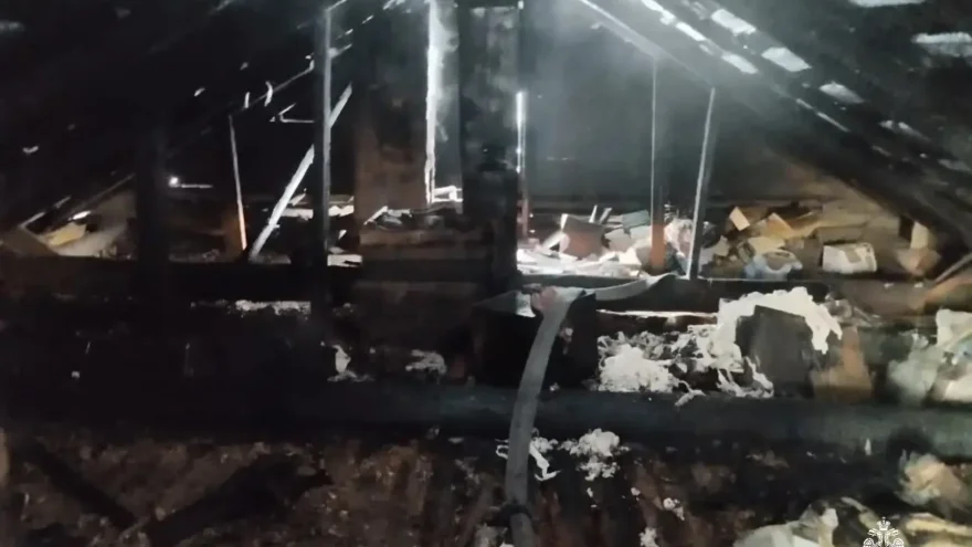 Пожарные спасли дом в Тверской области