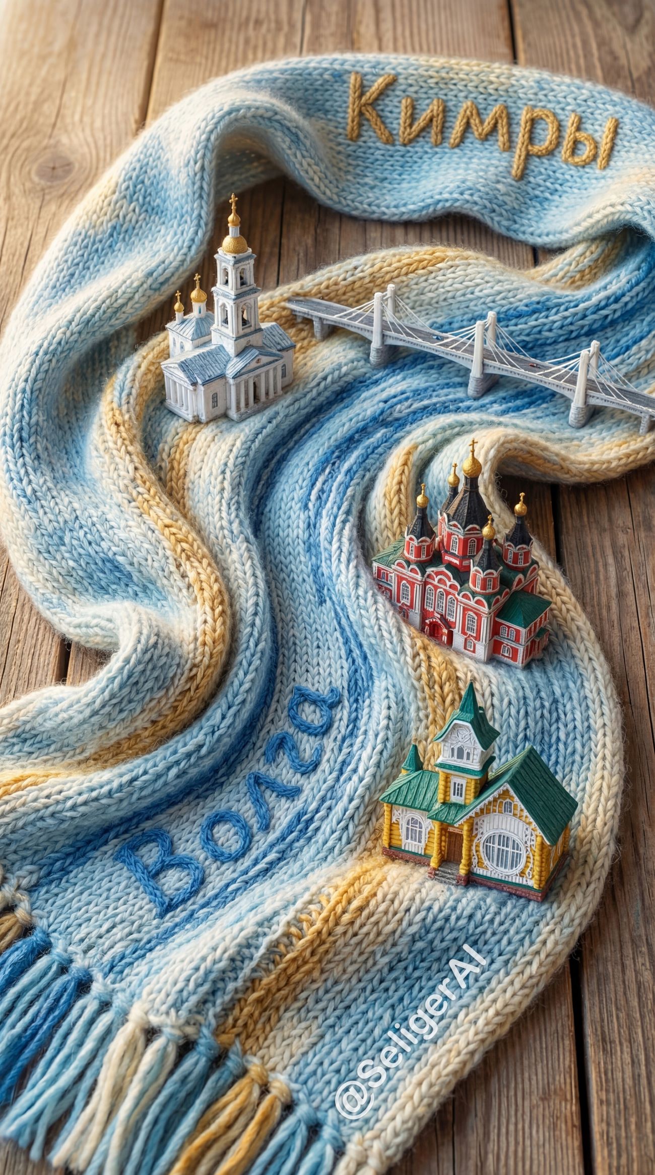 Любовь к родному краю помогла связать уникальную карту Тверской области