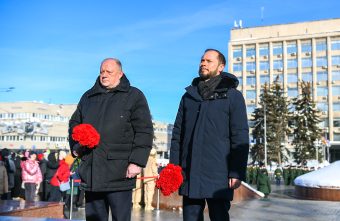 Виталий Королев в Твери почтил память защитников Отечества Виталий Королев