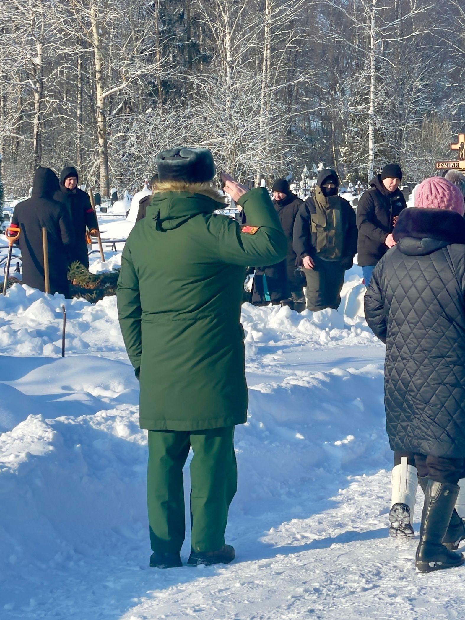 В Тверской области проводили в последний путь рядового Алексея Сосунова