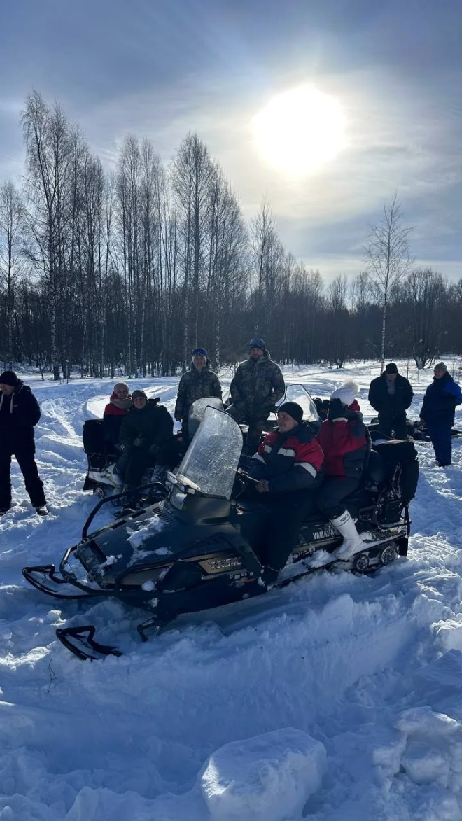 В Оленинском округе в День защитника Отечества прошел традиционный автопробег