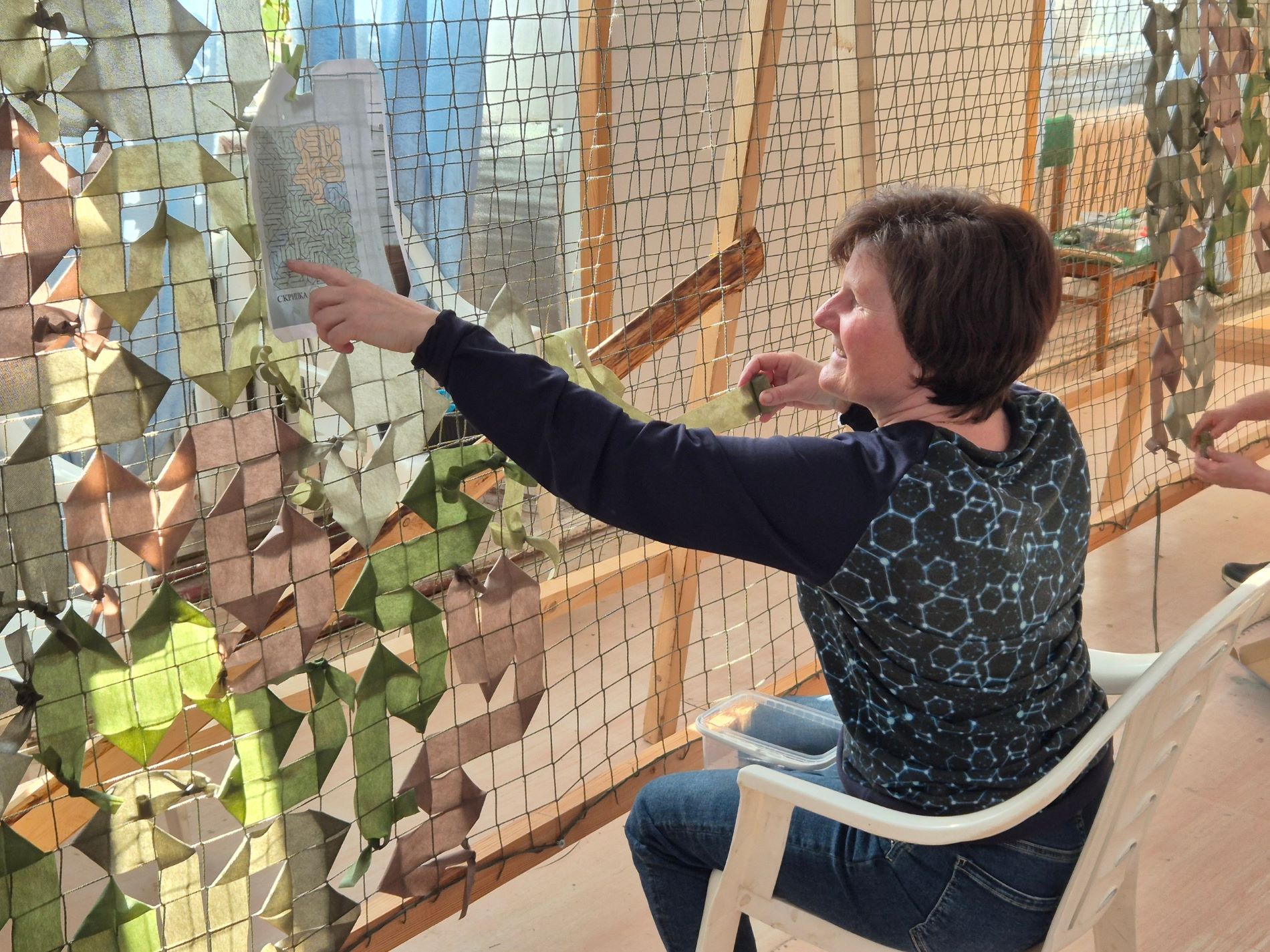 Жительницы Тверской области мечтают сплести сеть Победы