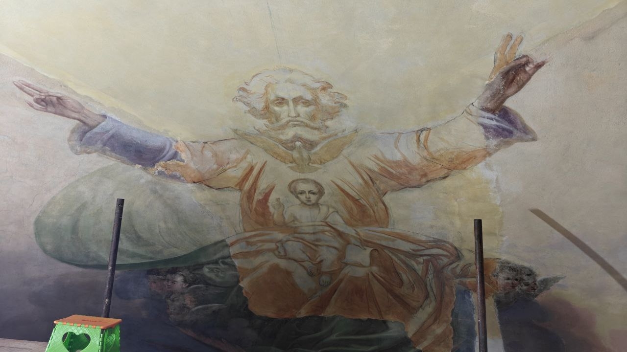 В Тверской области завершаются работы по реставрации уникальной фрески