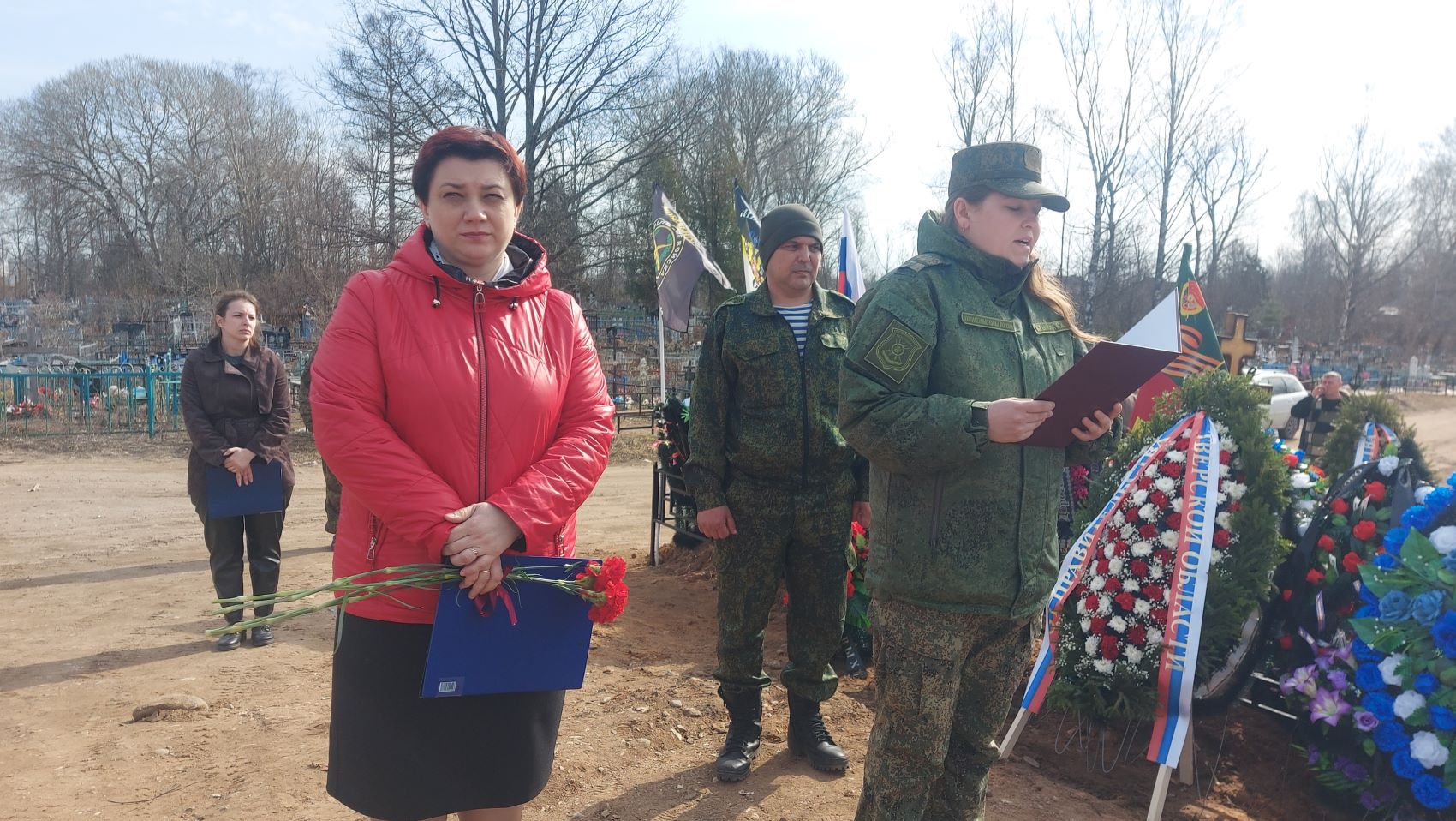 В Тверской области проводили в последний путь Дмитрия Семенова