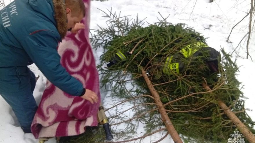 В Тверской области спасли мужчину, который заблудился в лесу