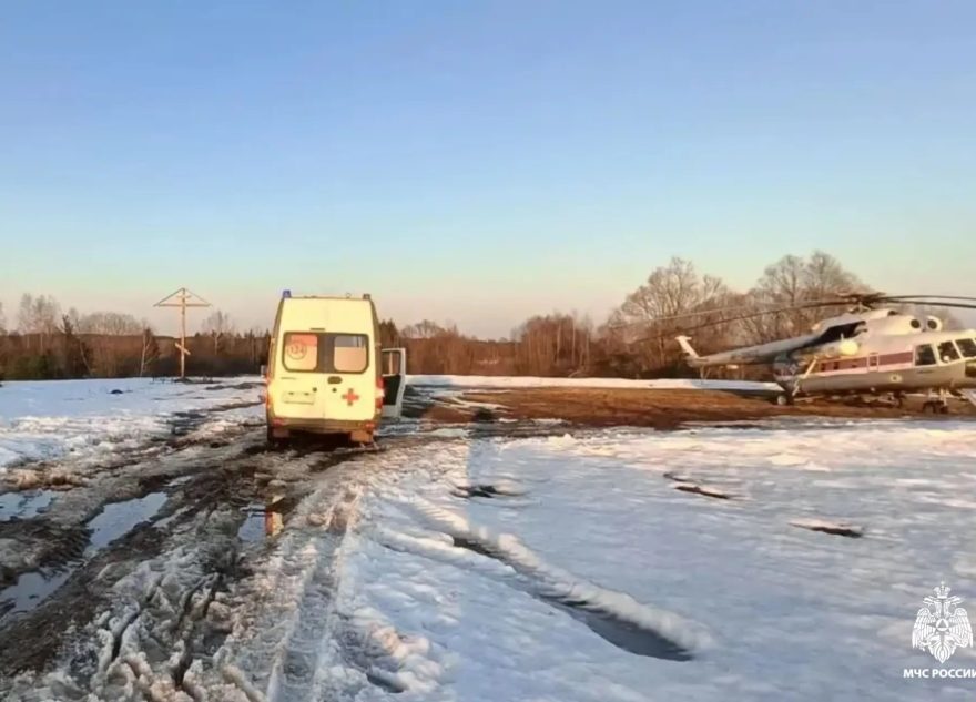 вертолёте