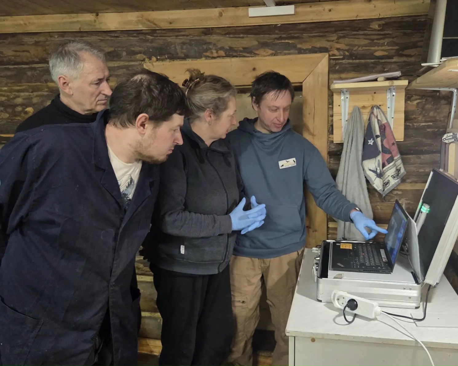 В Тверской области опубликовали фоторепортаж с медосмотра медведей