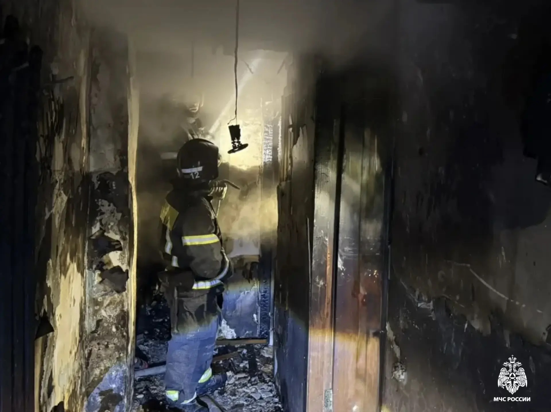 На пожаре в Тверской области погиб мужчина