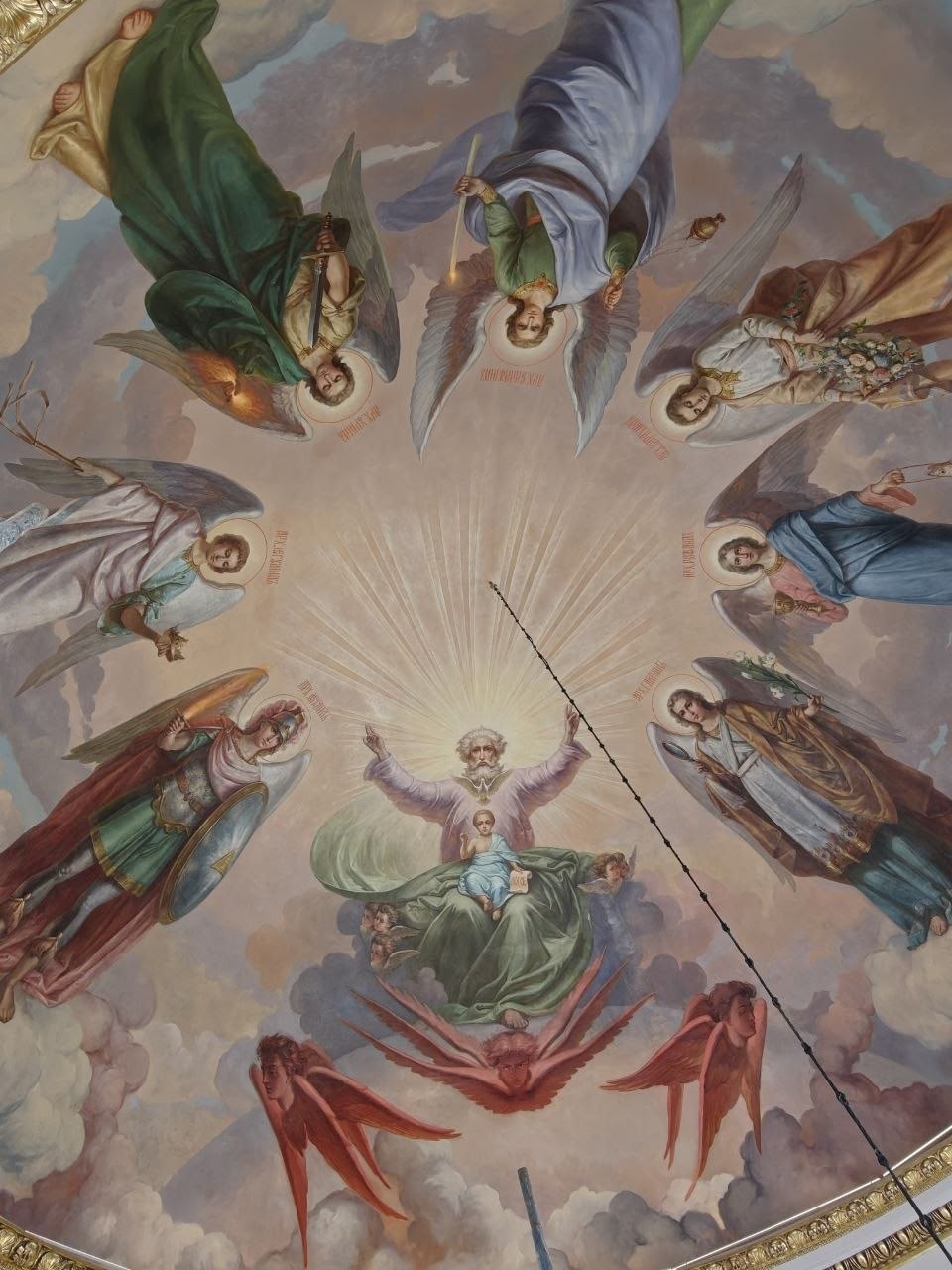 В Тверской области опубликовали снимок уникальной фрески, которую нельзя рассмотреть с земли