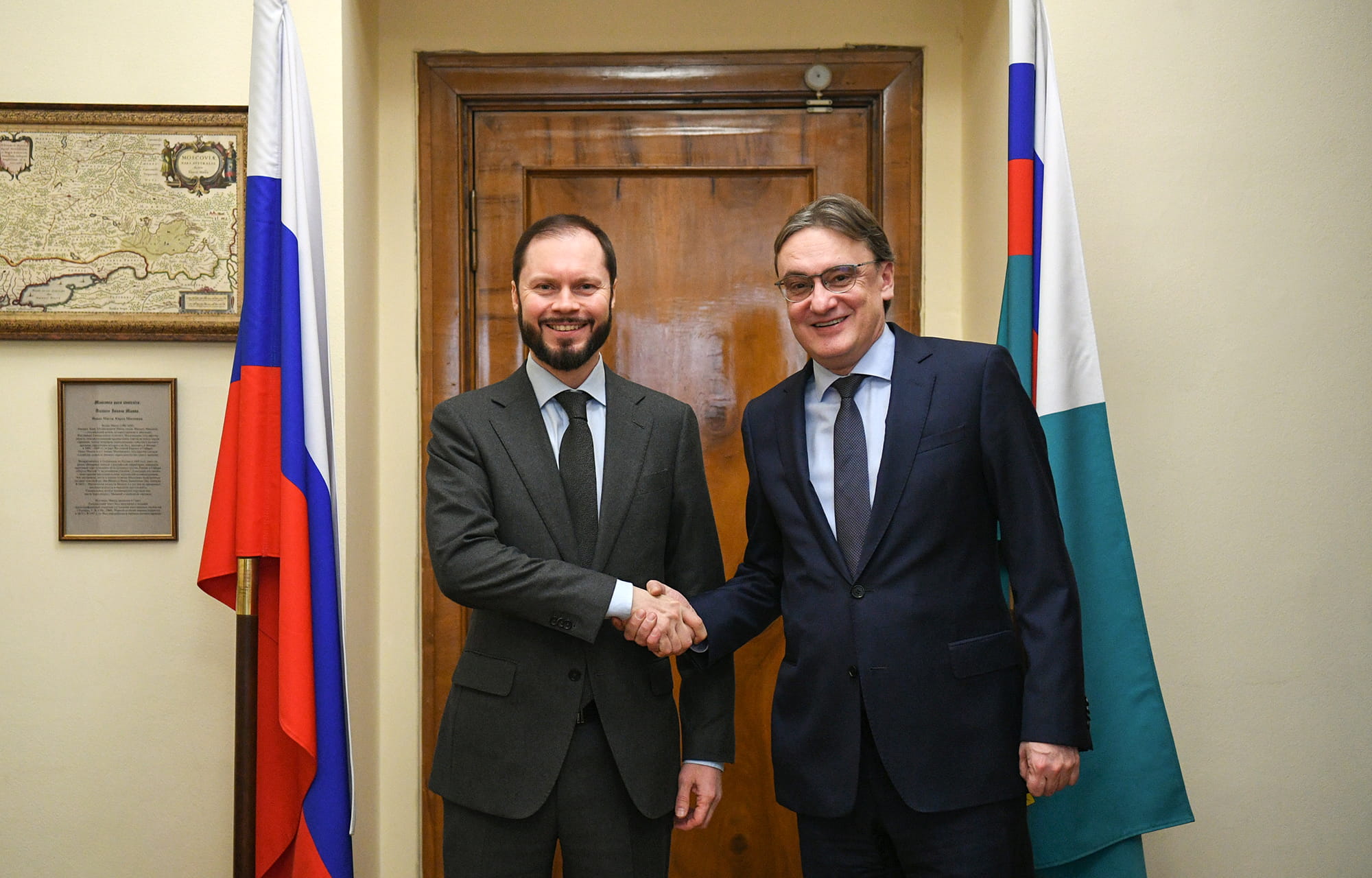 Евгений Иванов и Виталий Королев обсудили вопросы сотрудничества руководства Тверской области и МИД России