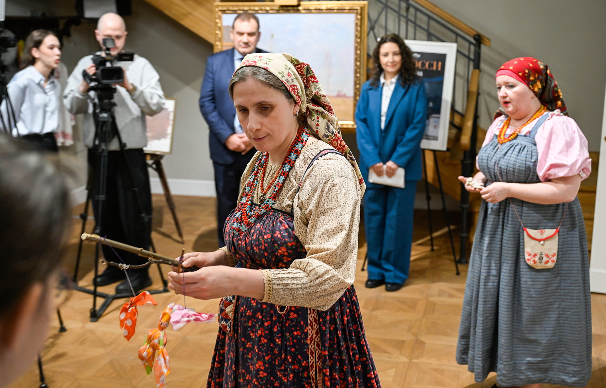 В Твери многодетные семьи и семьи участников СВО встретили весну по старорусским обычаям