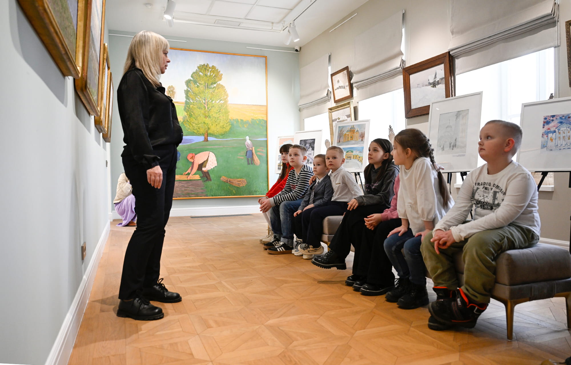 В Твери многодетные семьи и семьи участников СВО встретили весну по старорусским обычаям