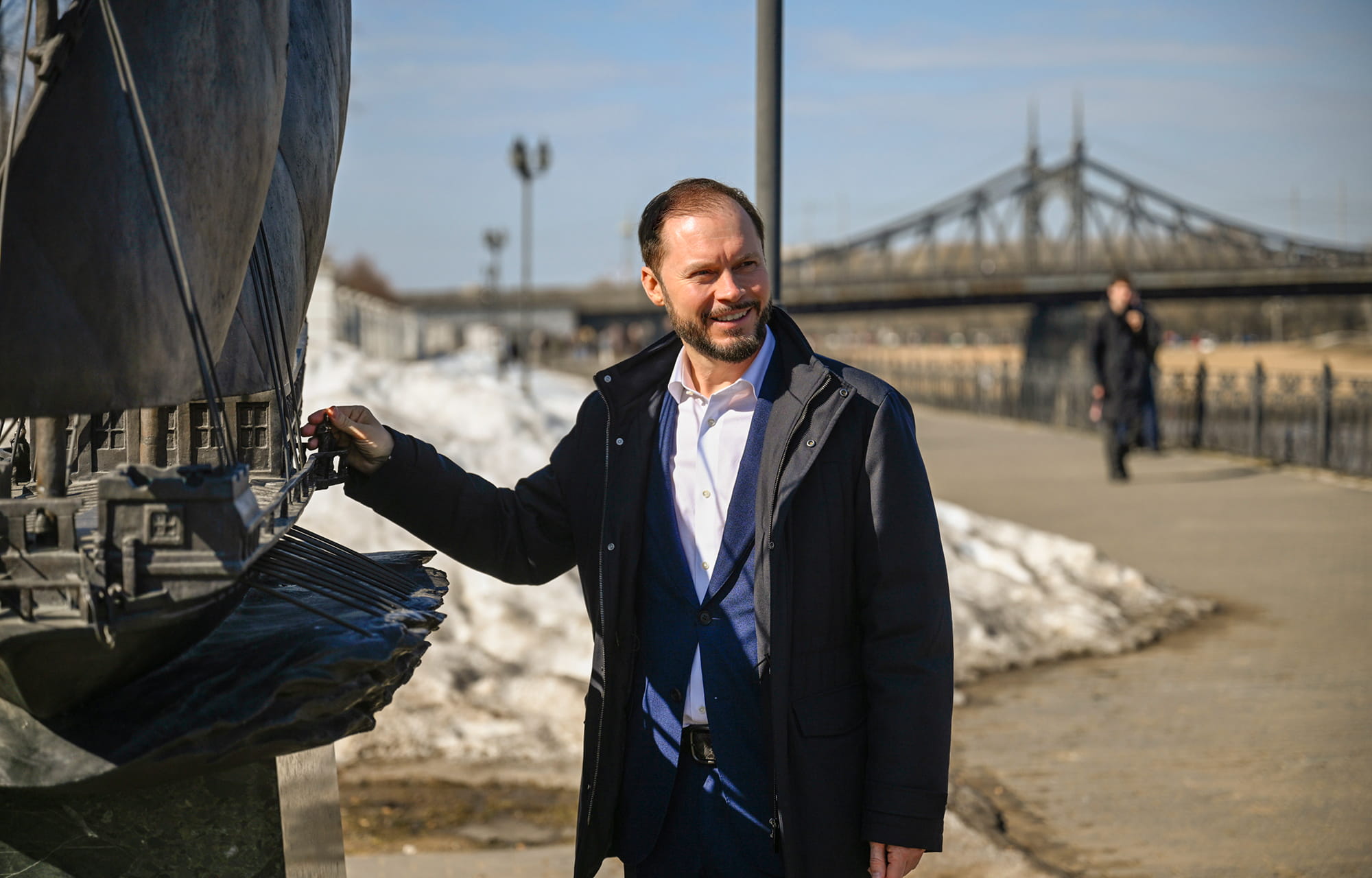 Виталий Королев поставил задачи по комплексному благоустройству Городского сада в Твери