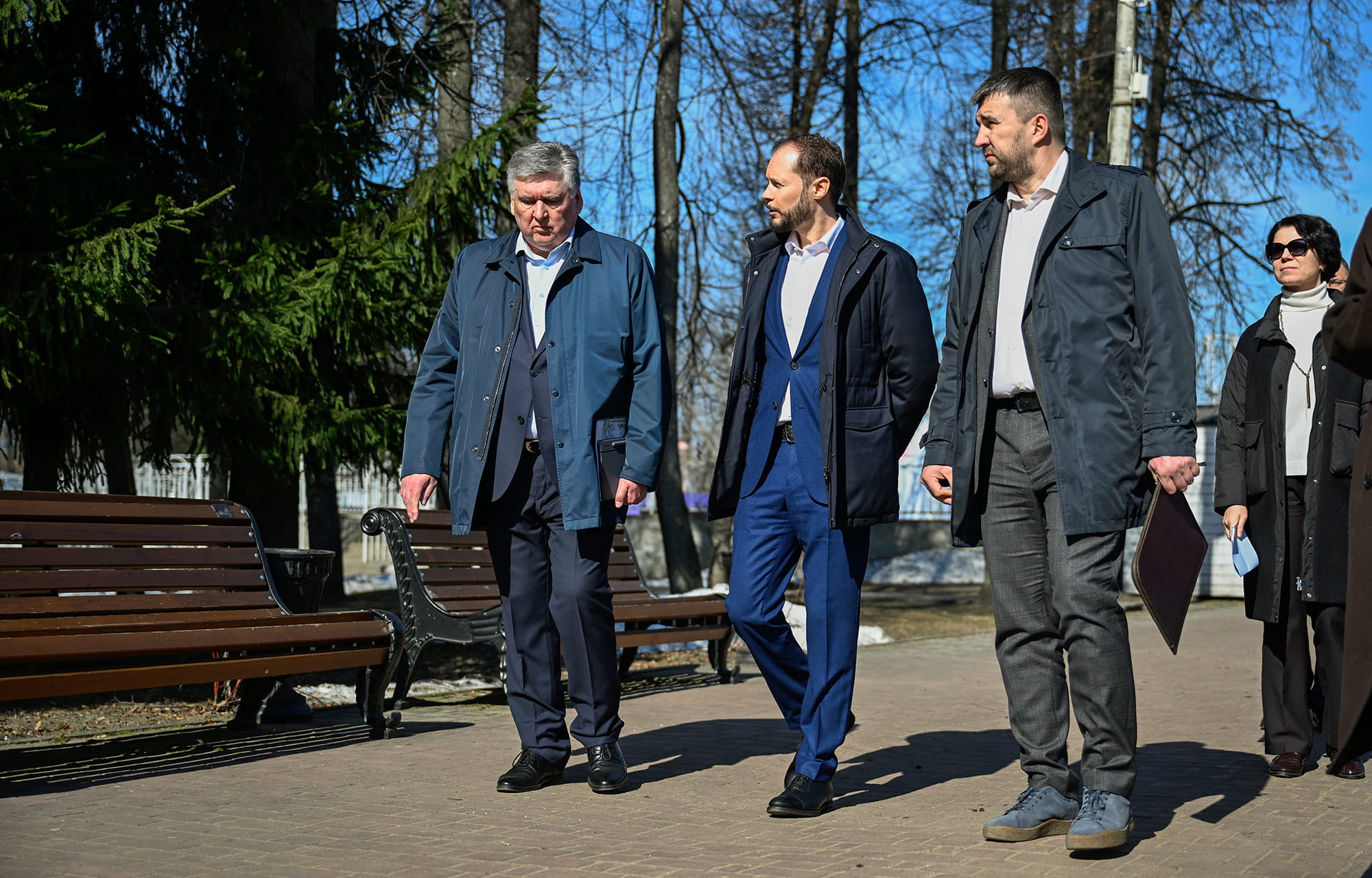 Виталий Королев поставил задачи по комплексному благоустройству Городского сада в Твери