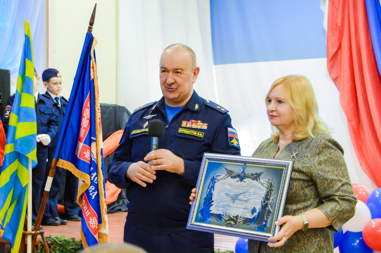 В тверской школе открыли «Парту Героя» в честь военного летчика Александра Ахлюстина