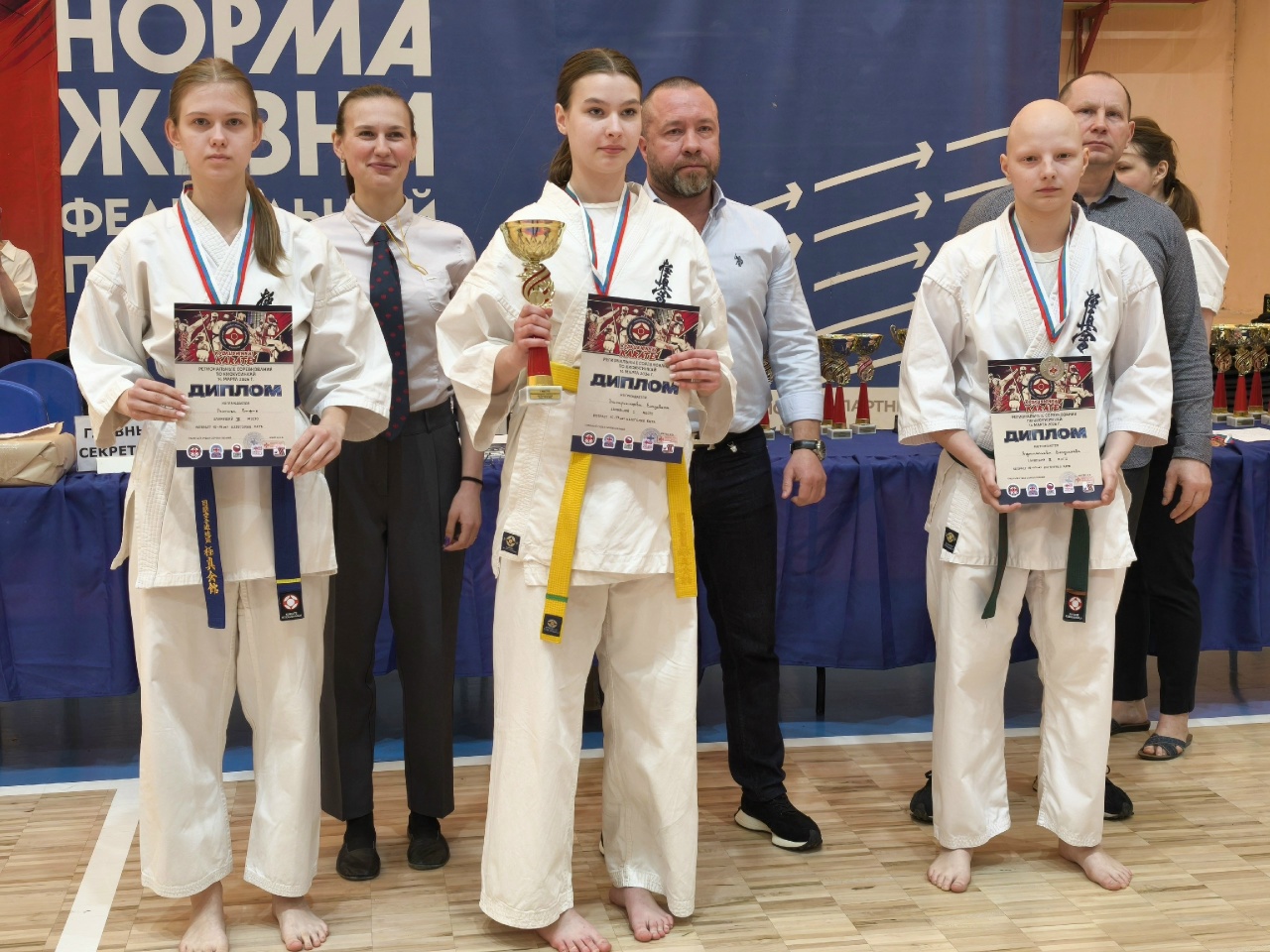 Торопецкие каратисты завоевали медали на соревнованиях в Твери