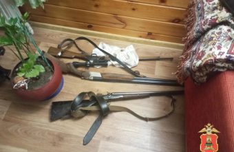 В Тверской области у пьяного дебошира нашли арсенал оружия арсенал