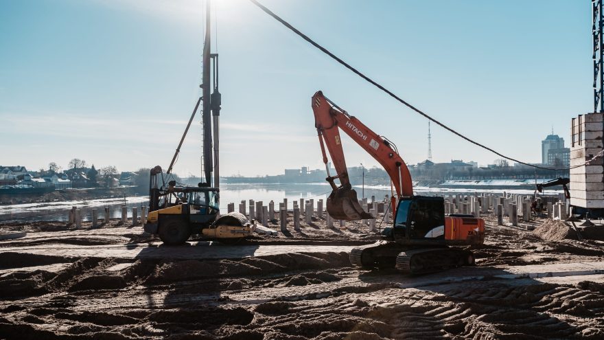 В Твери обустраивают фундамент нового здания Речного вокзала
