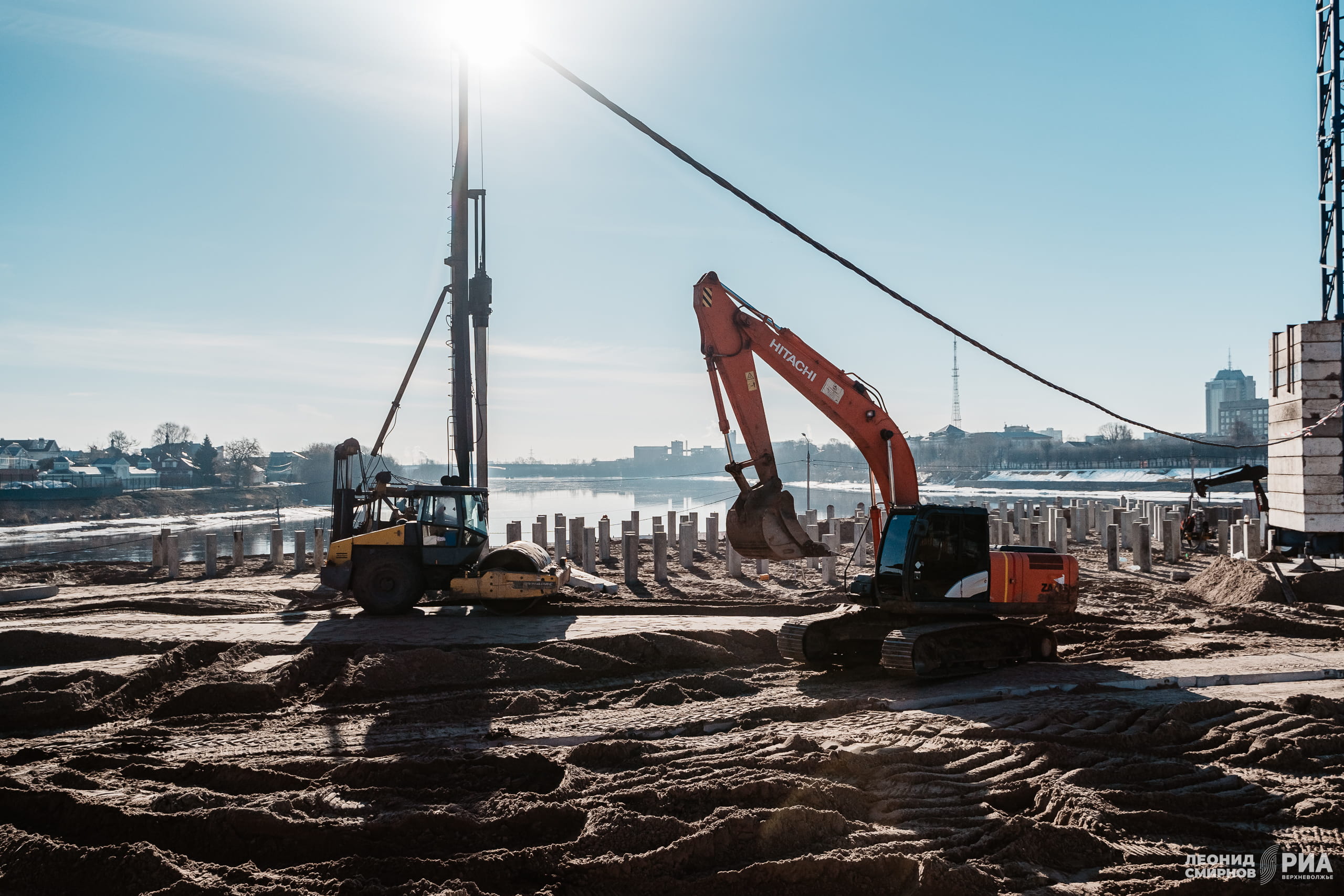 В Твери обустраивают фундамент нового здания Речного вокзала