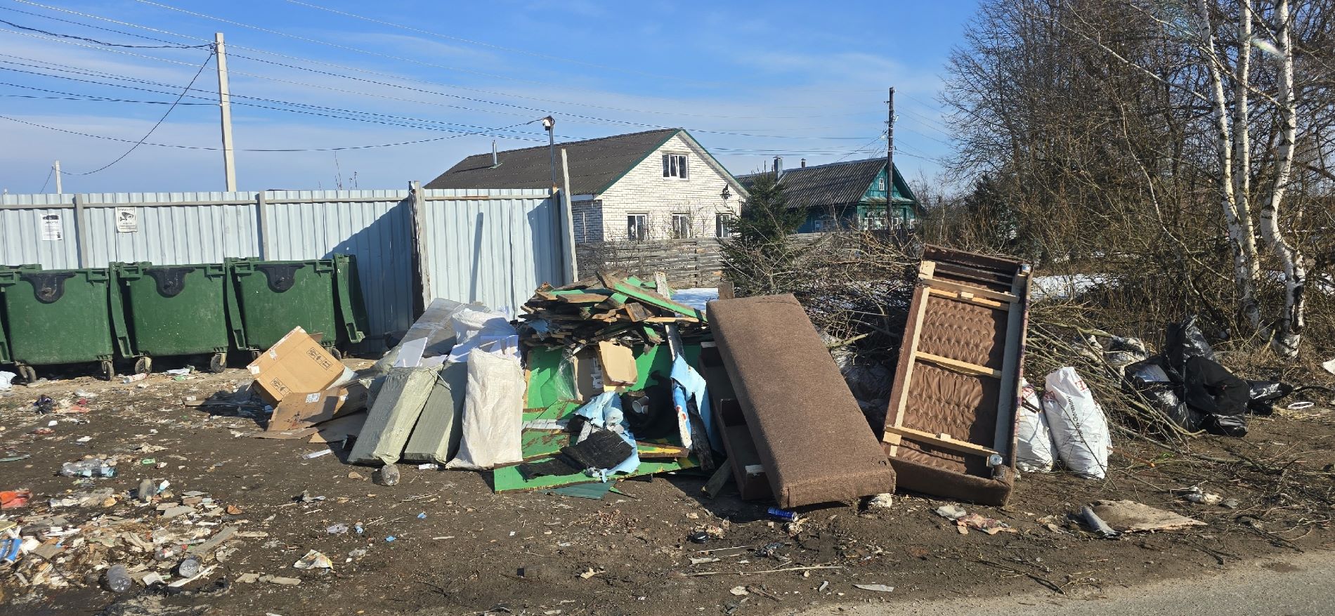 Проблему мусорной свалки под Тверью жители намерены решить через суд