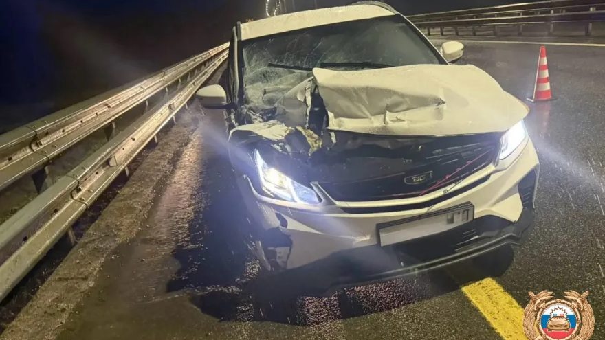 столкнулись