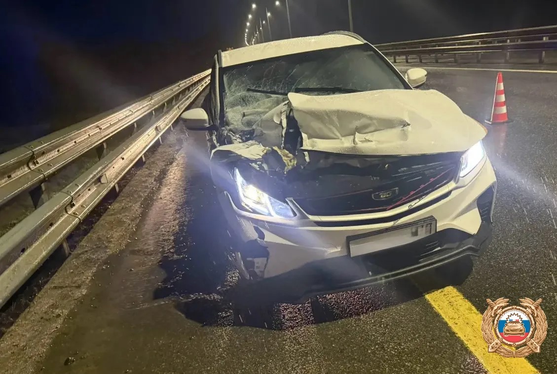 столкнулись