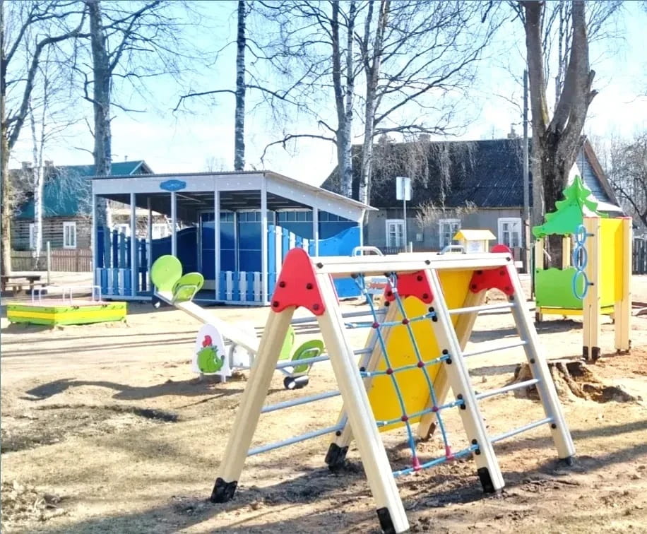 В 47 детских садах Тверской области появятся новые игровые площадки