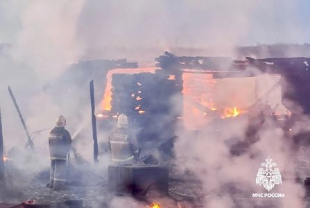 На пожаре в Тверской области погиб мужчина погиб