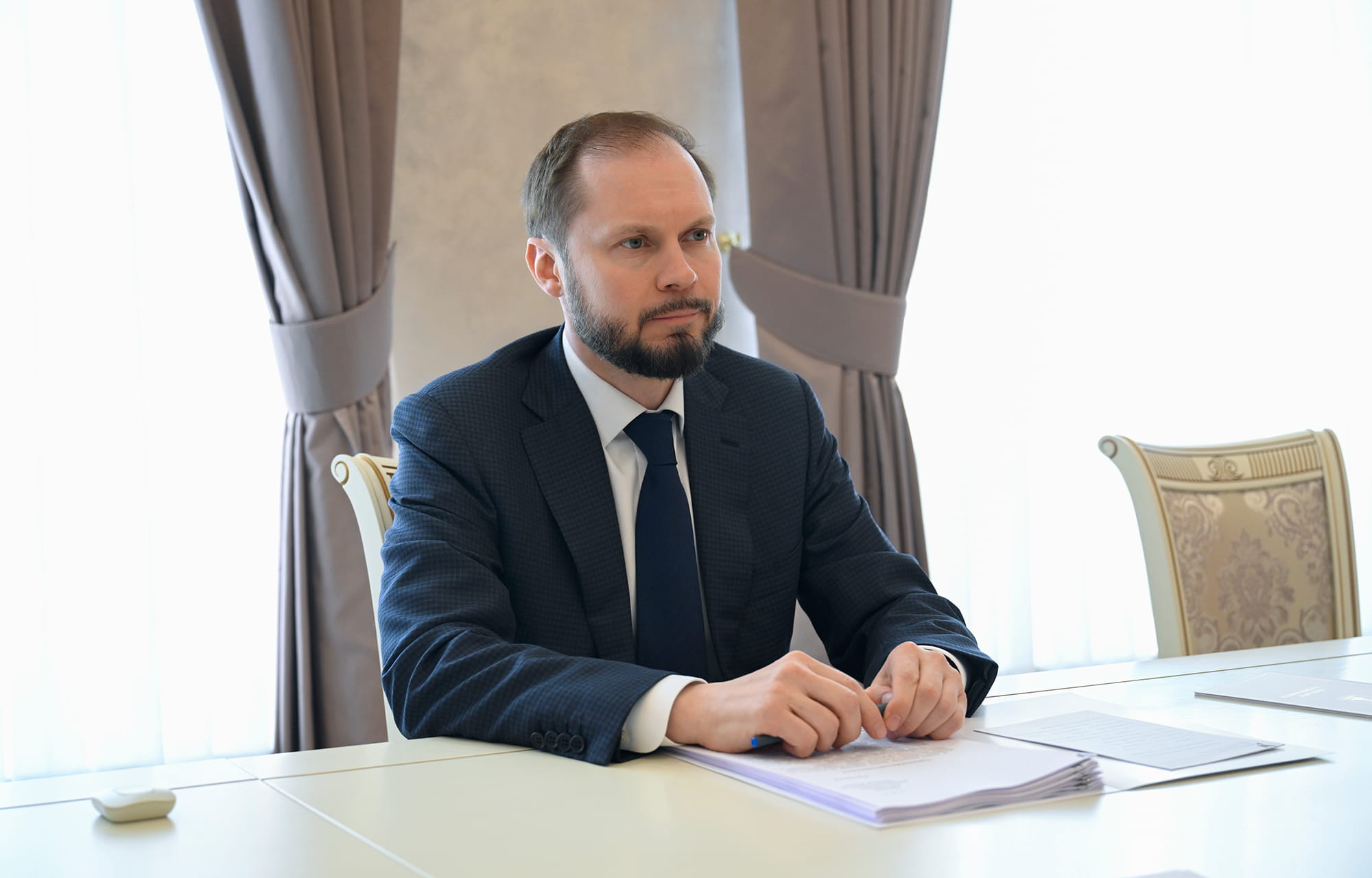 Виталий Королев провел встречу с митрополитом Тверскими и Кашинским Амвросием